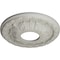 Ekena Millwork Leaf Ceiling Medallion (Fits Canopies up to 4 3/4"), 11 3/8"OD x 3 5/8"ID x 1 1/8"P, Pot of Cream CM11LFPCF - alternate 2